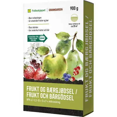Frukt og bærgjødsel 0,9 kg