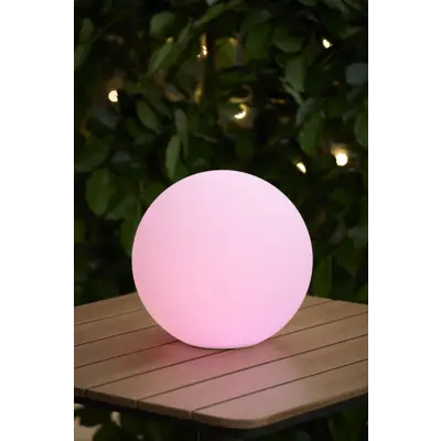 Lampe solcelle rund, bilde 4