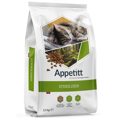 Kattemat Cat Sterilised 2,5 kg
