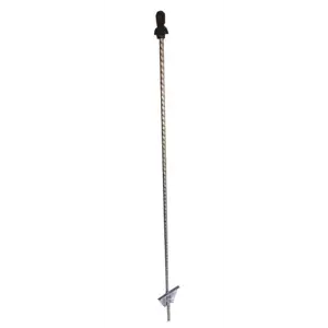 Fjærstålstolpe med isolator 105 cm 50 stk