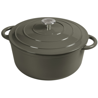 Støpejerngryte grønn 6 L