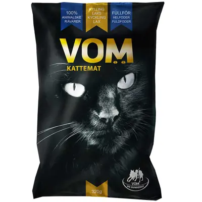 Våtfôr Kjøttboller laks frosset 320 g