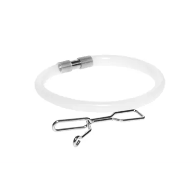 Slange med klemme til saftkoker