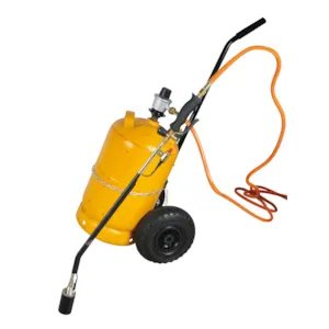 Ugressbrenner gassdrevet med tralle