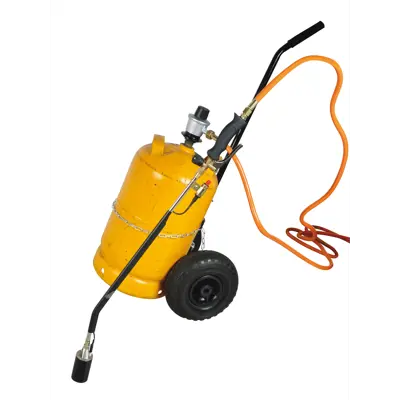 Ugressbrenner gassdrevet med tralle