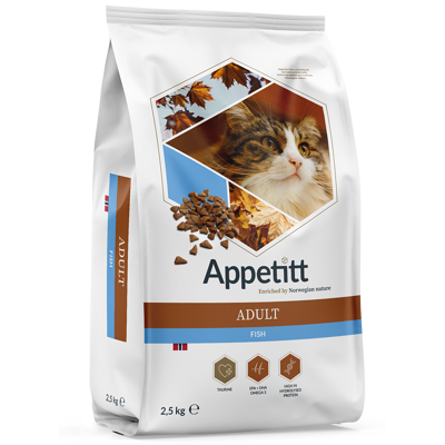 Kattemat Cat Adult Fish 2,5 kg