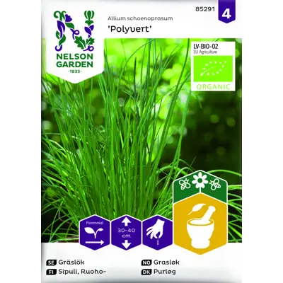 Frø grasløk alminnelig Polyvert økologisk