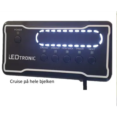 Varselbjelke slim 100 cm, bilde 3