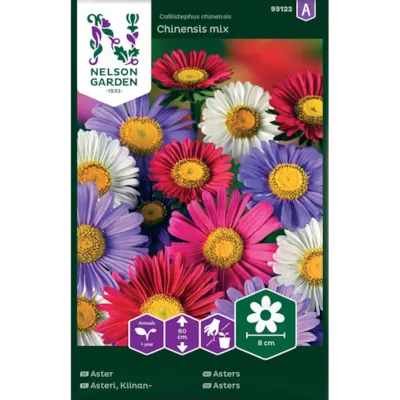 Frø asters Chinesis mix