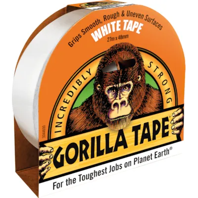 Lerretstape hvit 48 mm x 27 m