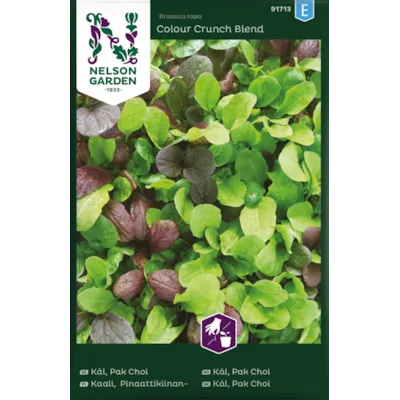 Frø kål Pak Choi Colour Crunch Blend