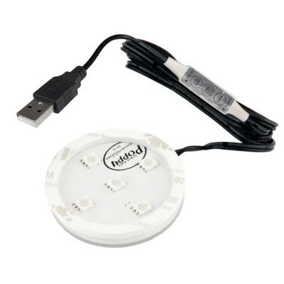 LED lysplate multicolor