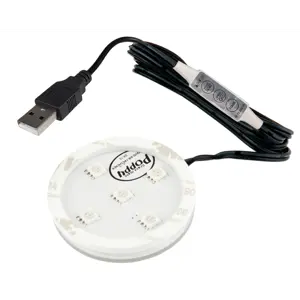 LED lysplate multicolor