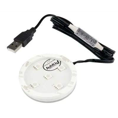 LED lysplate multicolor