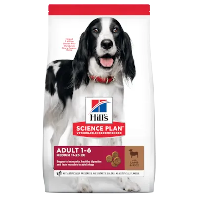 Hundefôr Medium Adult Lam og Ris 14 kg