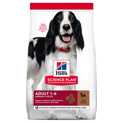 Hundefôr Medium Adult Lam og Ris 14 kg