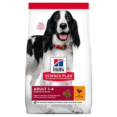 Hundefôr Medium Adult Kyllling 2,5 kg