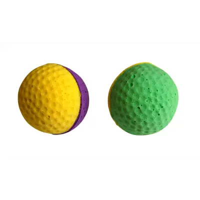 Katteleke skumgummiball 2 pk