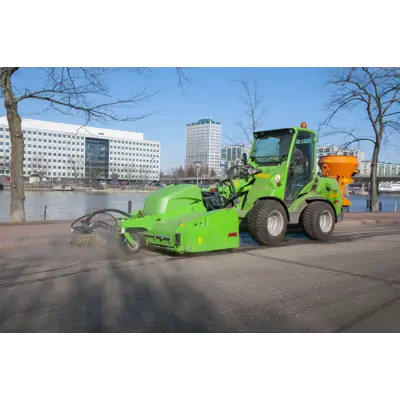 Feiemaskin med oppsamler, bilde 4