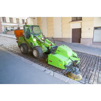 Feiemaskin med oppsamler, bilde 6