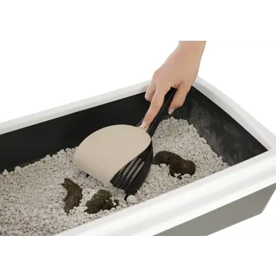 Kattespade til toalett beige, bilde 3