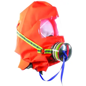 Fluktmaske mot gass, støv, brann og røyk