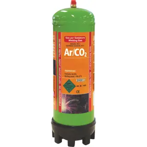 Argon CO2 engangsgassflaske 1.8 L
