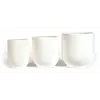 Hvit Blomsterpotte Anne Sofie sett à 3 stk hvit