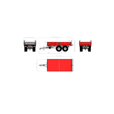 Tilhenger MetaX HD 7,3 med lav lem, bilde 4