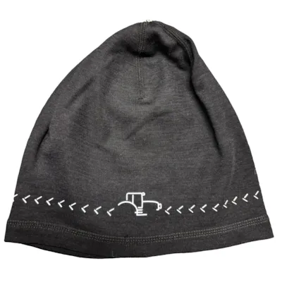 Lue merinoull traktor svart