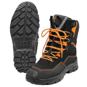 Vernestøvel lær Function Active svart