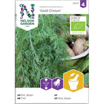 Frø bladdill Gold Crown økologisk