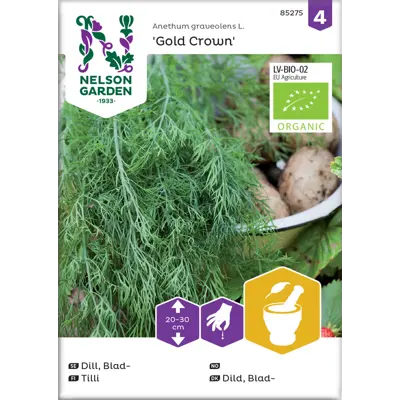 Frø bladdill Gold Crown økologisk