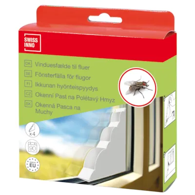 Fluefelle vindu 4 stk