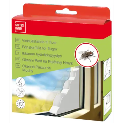 Fluefelle vindu 4 stk