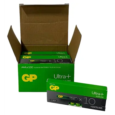 Ultra Plus Alkaline AAA-batteri 24AUP/LR03, 100 pk, bilde 3