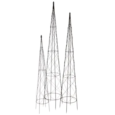 Espalier brun sett à 3 stk