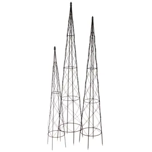 Espalier brun sett à 3 stk