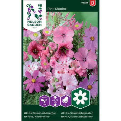 Frø sommerblomster mix Pink Shades
