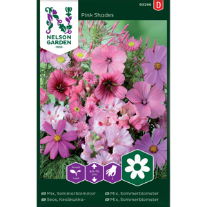 Frø sommerblomster mix Pink Shades