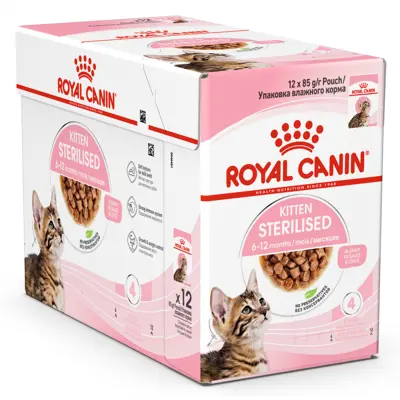 Våtfôr Kitten Sterilised Gravy 12x85 g
