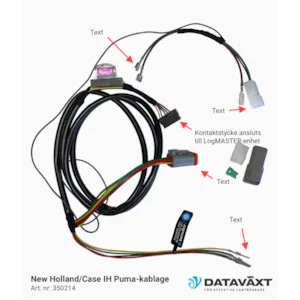 Ledningsnett New Holland T7 og Case Puma