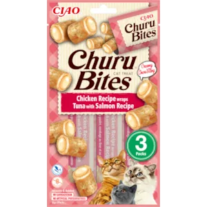 Kattesnacks Wrap kylling-tunfisk-laks 3x30 g