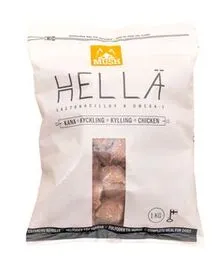 Hundefôr Hellä kylling frosset 1 kg