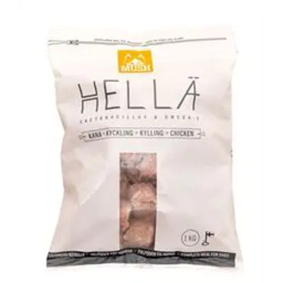Hundefôr Hellä kylling frosset 1 kg