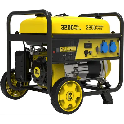 Strømaggregat bensin 500559-EU-SC i stålramme 3200W, bilde 5