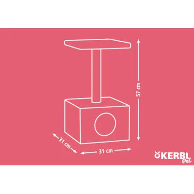 Klorestativ med hule H57 cm, bilde 4
