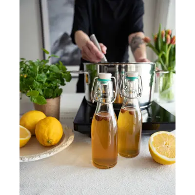 Saftflaske med vippekork 1 L, bilde 4