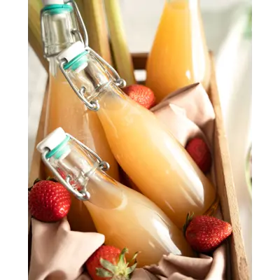 Saftflaske med vippekork 1 L, bilde 3