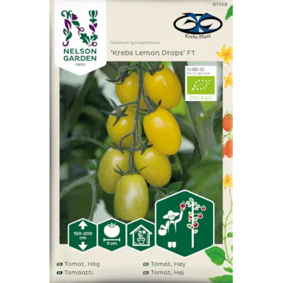Frø cherrytomat Krebs Lemon Drops